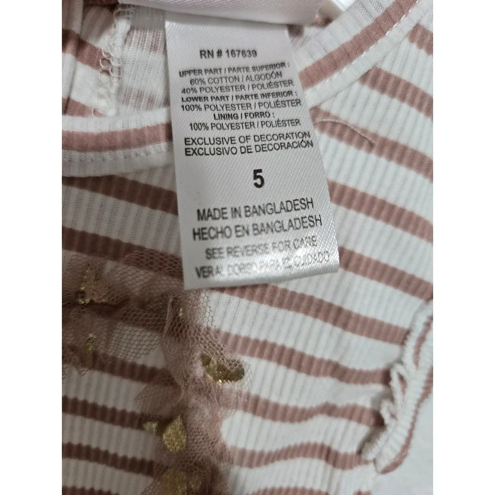 Little Lass Girls Outfit‎ Set Dress & Jacket Size 5 Hearts Faux Leather - Picture 5 of 8